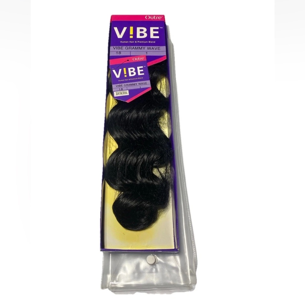 Outre Vibe Grammy Wave 18 Inch Color #1 Black Hair Extensions Weave New